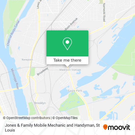 Mapa de Jones & Family Mobile Mechanic and Handyman