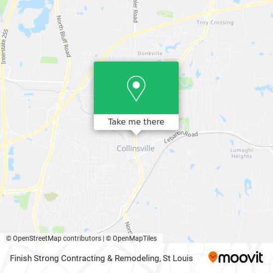 Mapa de Finish Strong Contracting & Remodeling