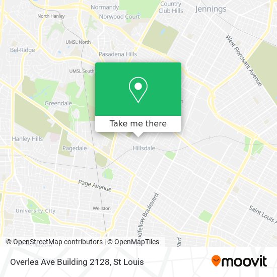 Overlea Ave Building 2128 map