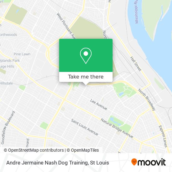 Andre Jermaine Nash Dog Training map