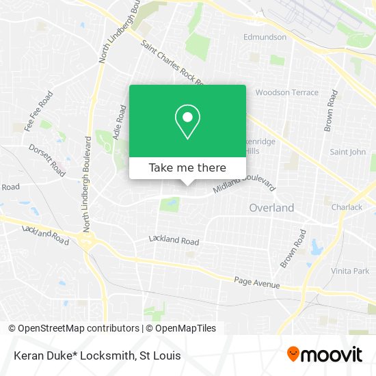 Keran Duke* Locksmith map
