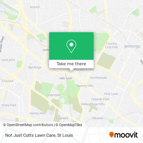 Not Just Cutts Lawn Care map