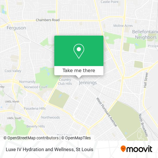 Mapa de Luxe IV Hydration and Wellness