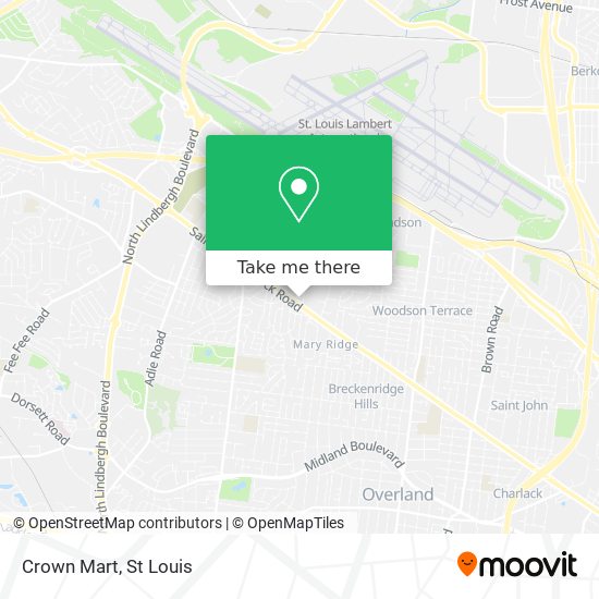 Crown Mart map