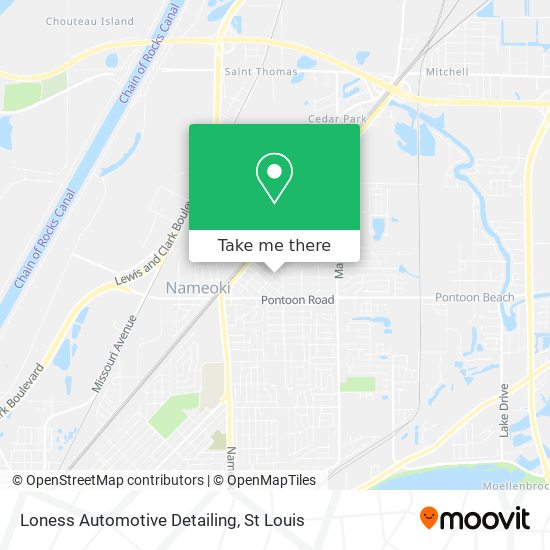 Mapa de Loness Automotive Detailing