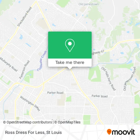 Ross Dress For Less map