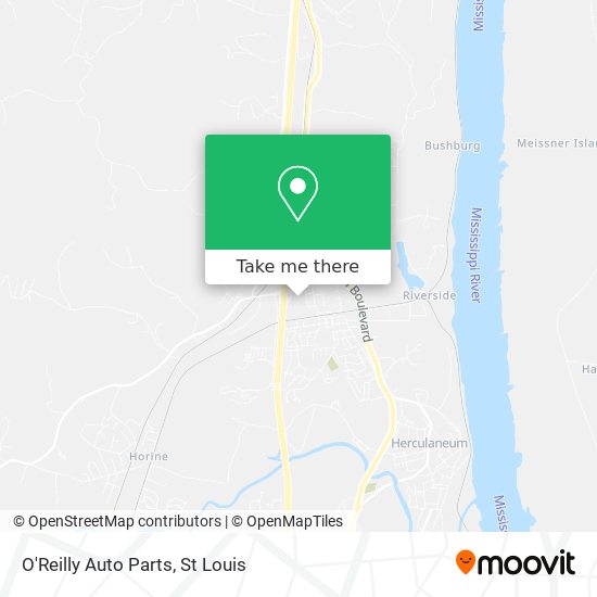 O'Reilly Auto Parts map