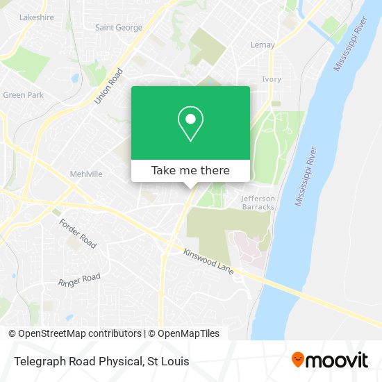 Telegraph Road Physical map