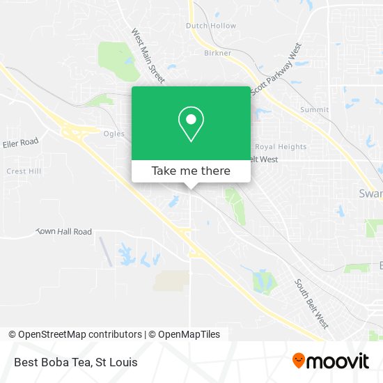 Mapa de Best Boba Tea
