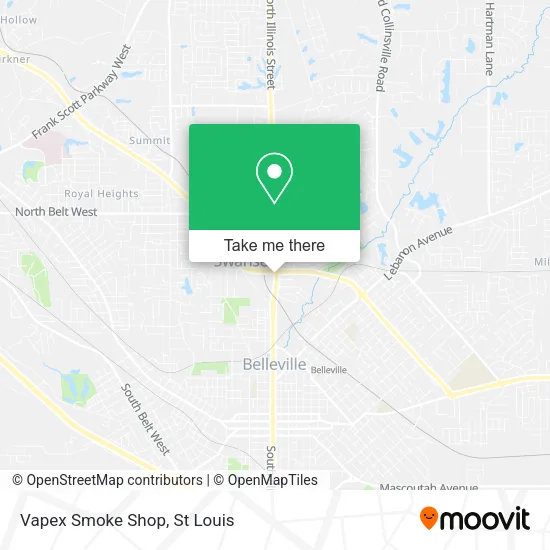 Vapex Smoke Shop map