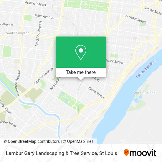 Lambur Gary Landscaping & Tree Service map
