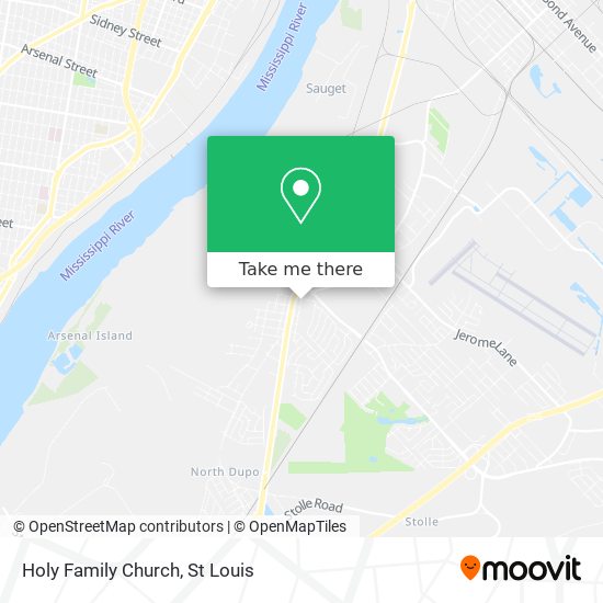 Holy Family Church map