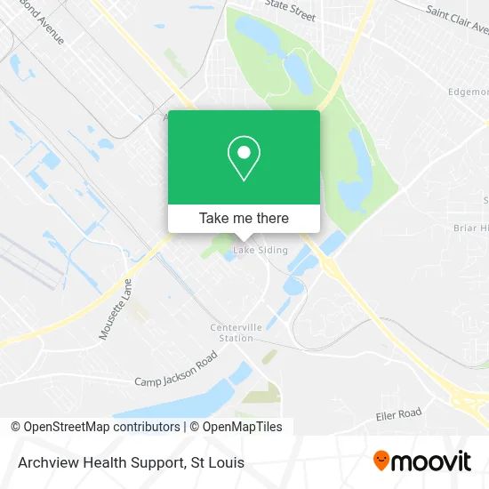 Archview Health Support map