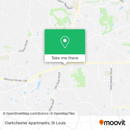 Clarkchester Apartments map