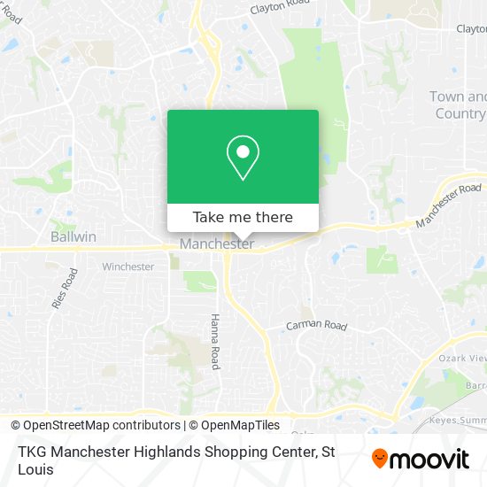 Mapa de TKG Manchester Highlands Shopping Center