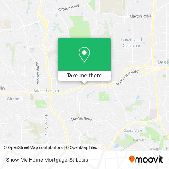 Show Me Home Mortgage map