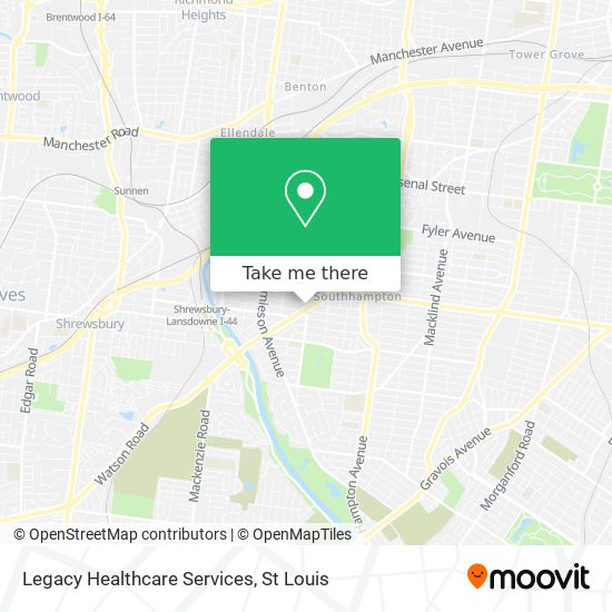 Legacy Healthcare Services map