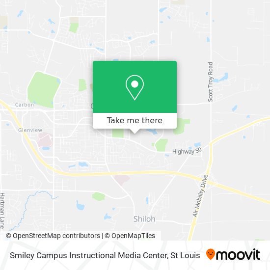 Mapa de Smiley Campus Instructional Media Center