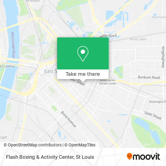 Flash Boxing & Activity Center map
