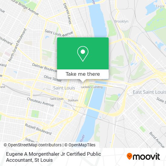Eugene A Morgenthaler Jr Certified Public Accountant map