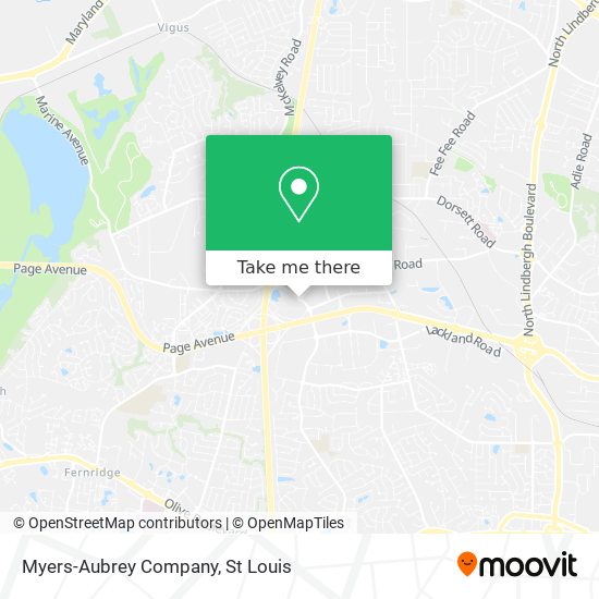 Myers-Aubrey Company map
