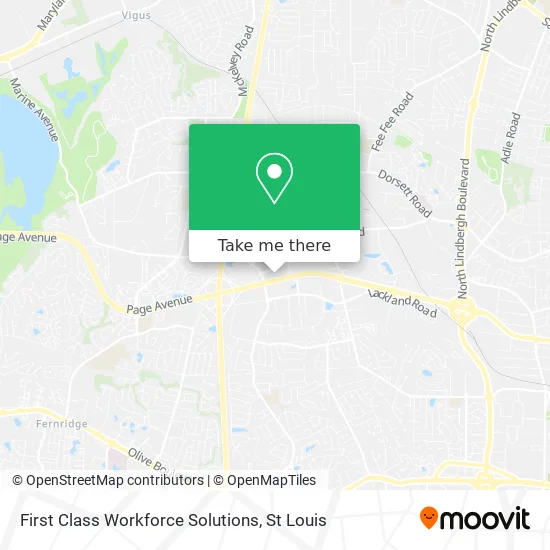 First Class Workforce Solutions map