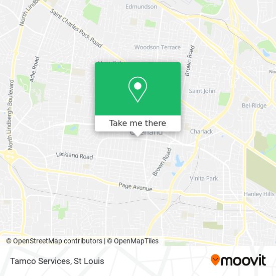 Mapa de Tamco Services