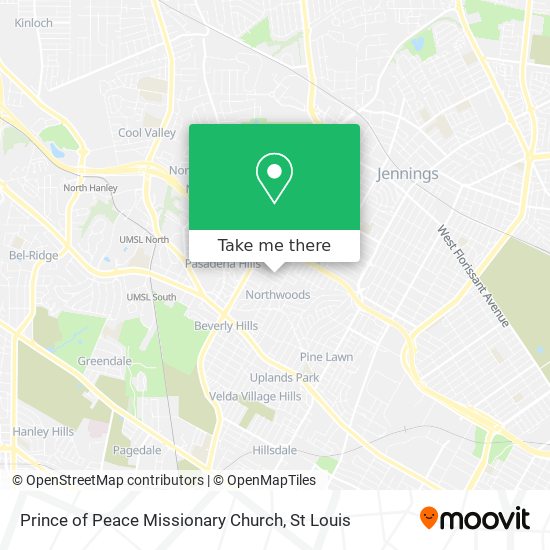 Prince of Peace Missionary Church map