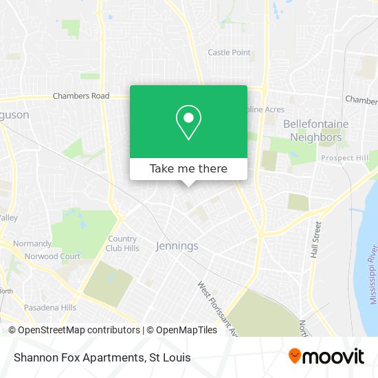 Mapa de Shannon Fox Apartments
