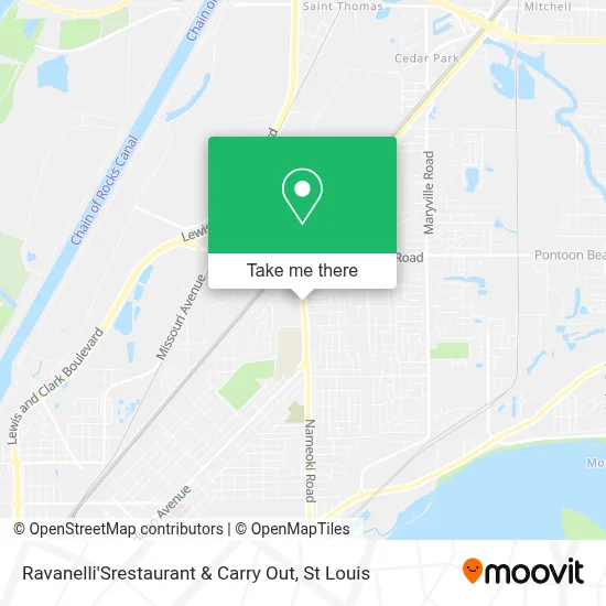 Ravanelli'Srestaurant & Carry Out map