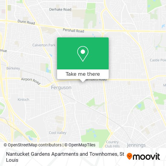 Mapa de Nantucket Gardens Apartments and Townhomes