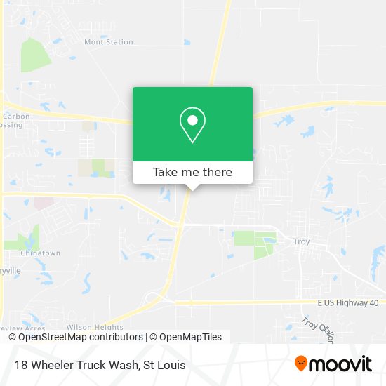 18 Wheeler Truck Wash map