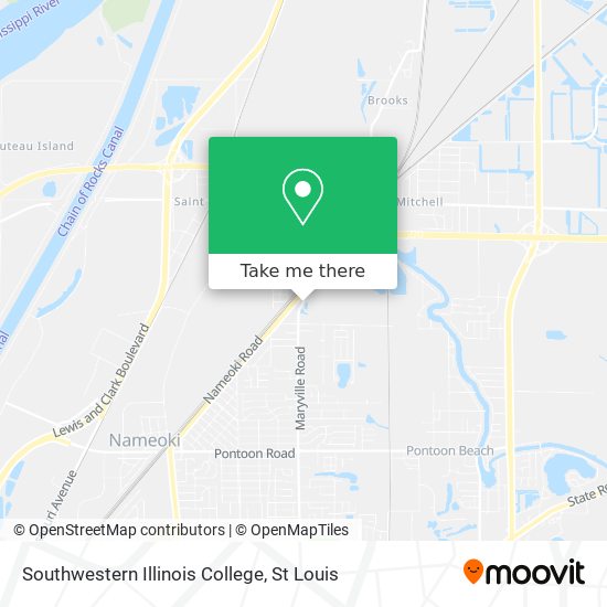 Mapa de Southwestern Illinois College
