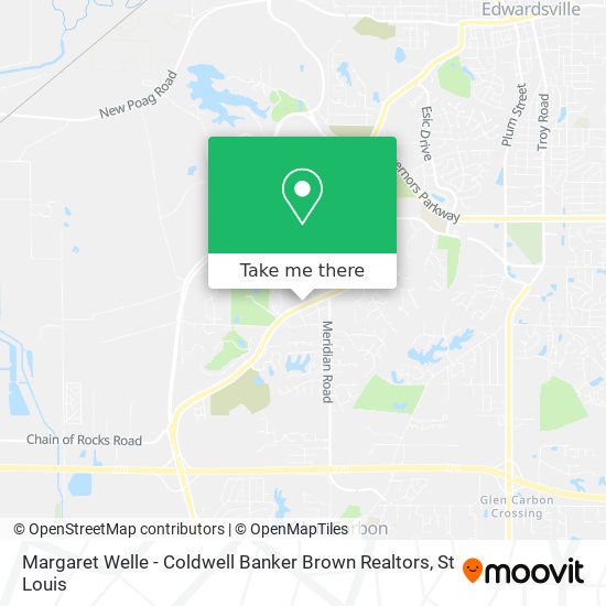 Margaret Welle - Coldwell Banker Brown Realtors map