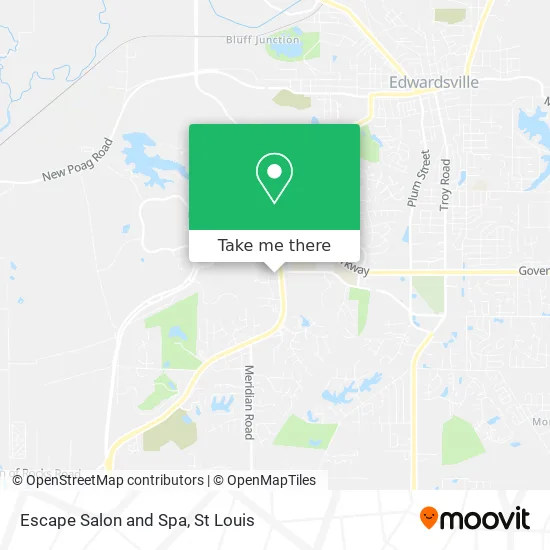 Escape Salon and Spa map