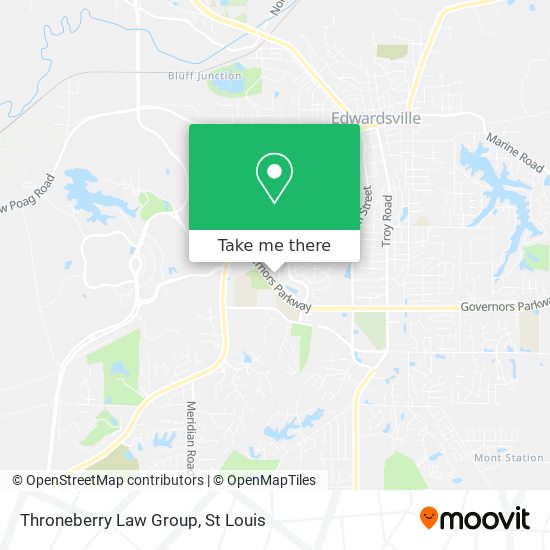 Throneberry Law Group map