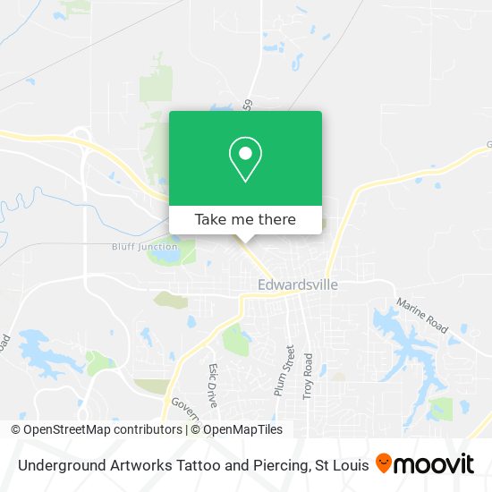 Underground Artworks Tattoo and Piercing map
