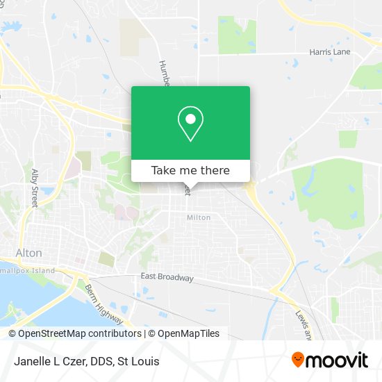 Mapa de Janelle L Czer, DDS