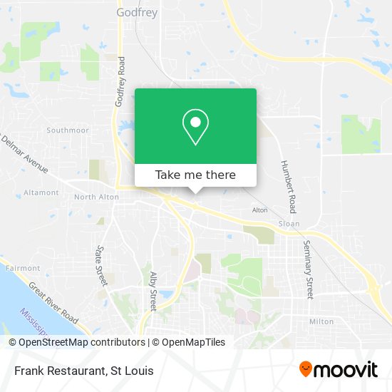 Mapa de Frank Restaurant