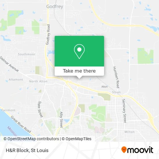 H&R Block map