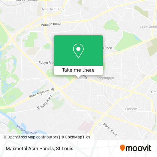 Mapa de Maxmetal Acm Panels