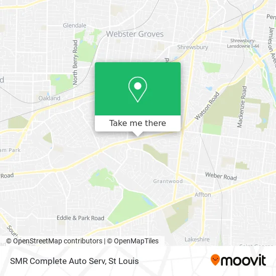 SMR Complete Auto Serv map