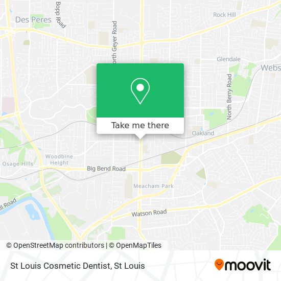 Mapa de St Louis Cosmetic Dentist