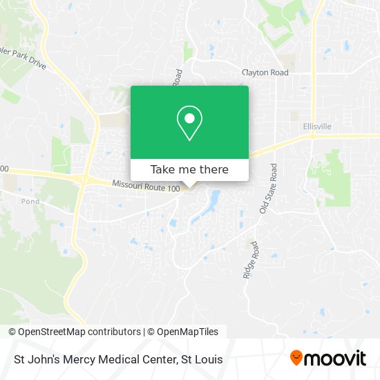 St John's Mercy Medical Center map