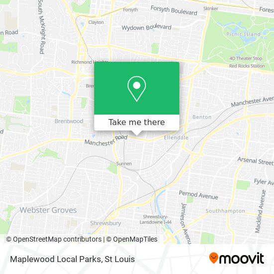 Mapa de Maplewood Local Parks