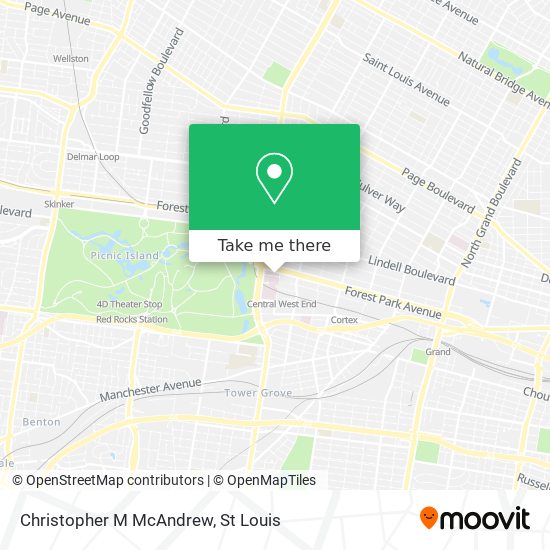 Mapa de Christopher M McAndrew
