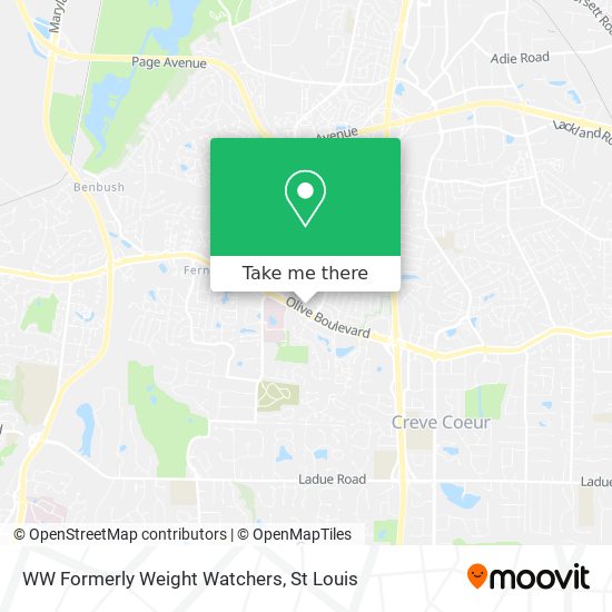 WW Formerly Weight Watchers map