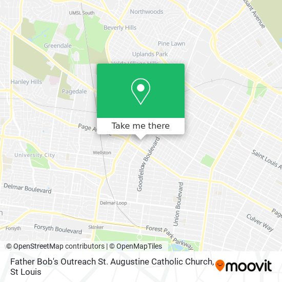 Father Bob's Outreach St. Augustine Catholic Church map