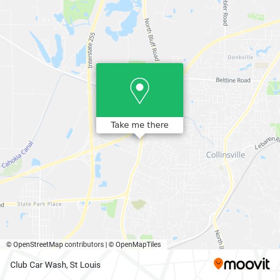 Club Car Wash map