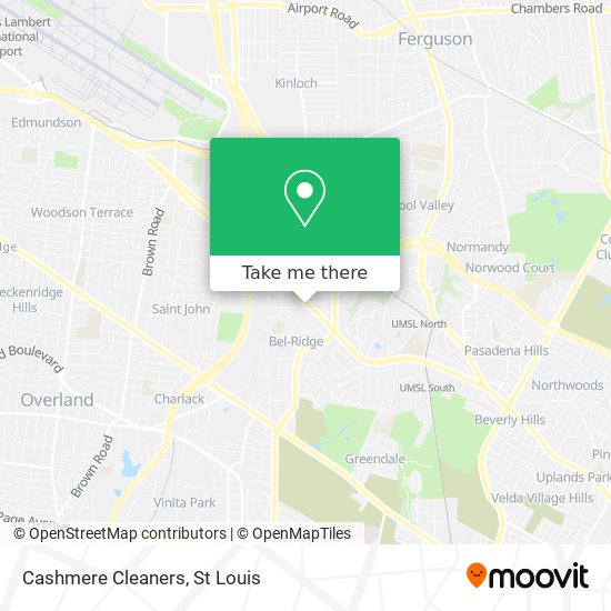 Cashmere Cleaners map